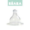 Beaba Zestaw 2 smoczków do butelek szerokootworowych, szybki przepływ, kaszka 18m+