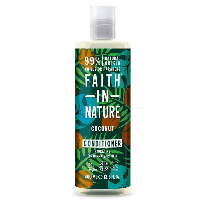 Odżywka do włosów z mleczkiem kokosowym 400ml - Faith In Nature