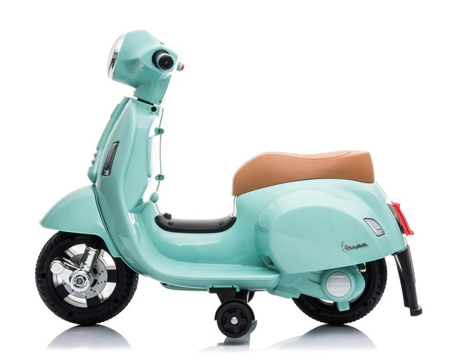 Jeździk akumulatorowy Scooter Vespa turkusowy - SunBaby