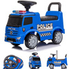 Pojazd jeździk dla dziecka na roczek, pchacz Mercedes Antos Policja dźwięki niebieski - SunBaby