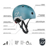 SCOOTANDRIDE Kask z odblaskami XXS-S dla dzieci 1-5 lat Steel Dog