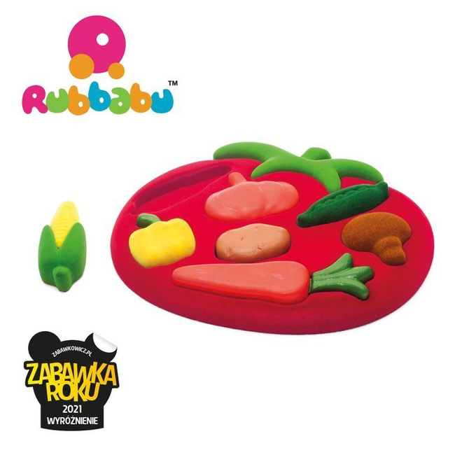 Sorter Puzzle 3D Warzywa sensoryczny - Rubbabu 