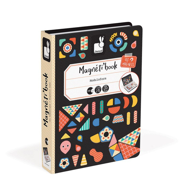 Magnetyczna układanka Kształty Magnetibook  - Janod