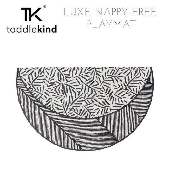 TODDLEKIND Mata do zabawy z bawełny organicznej dwustronna nieprzemakalna Nappy Free Playmat Anchor